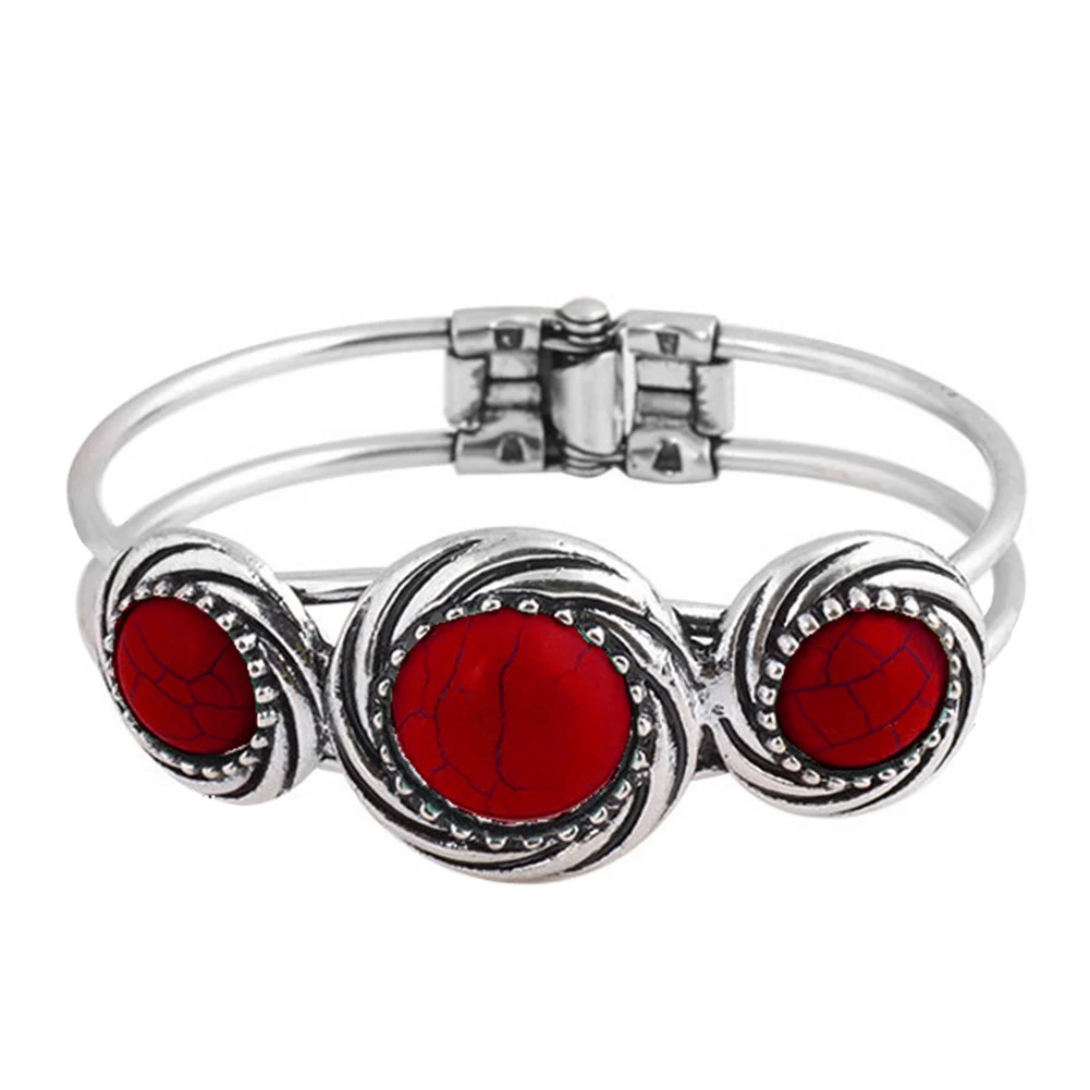 

Fashion Hand Crafted Red Stone Bracelet Gypsy Boho Jewellery