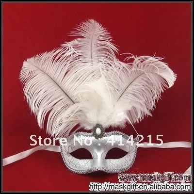 Свадебный шар красивая белая и серебряная Свадебная маска, маска с перьями, Маскарадная маска