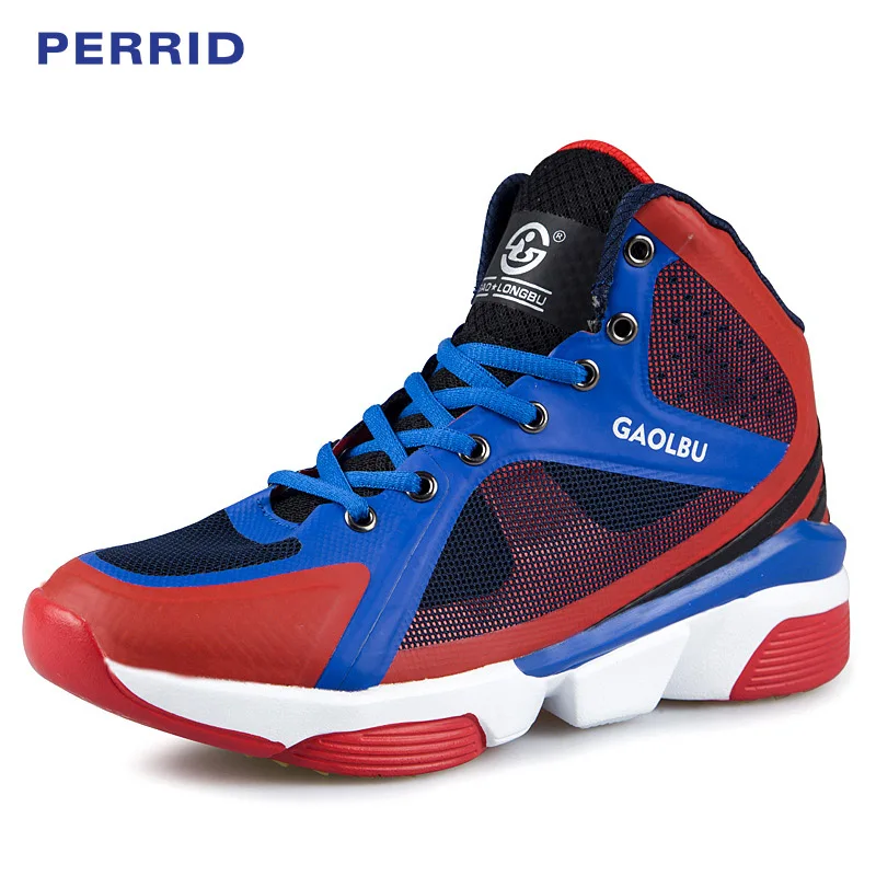 

PERRID Brand Sports Basket Shoes Men Male Breathable Youth Sneakers Men High Top Combat Boots Mens Sneakers Basketball Shoes Men