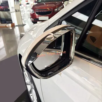 

Exterior Chromed ABS Door Rearview Mirror Shelter Rain Deflector Trim For Chevrolet Cruze 2017
