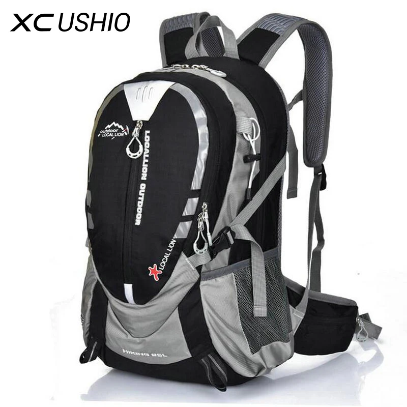 

25L Waterproof Mountain Bike Cycling Backpack with Softback Nylon Hiking Camping Riding Travel Backpack Knapsack Sports Bag