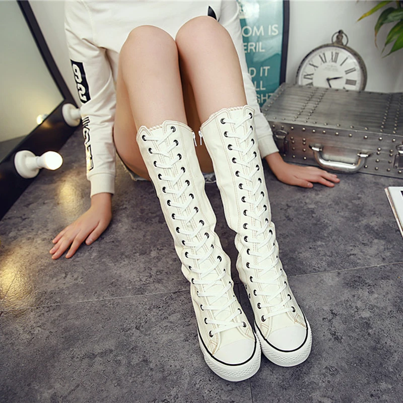 

Warm Plus Size Winter Women Boots Flat Zipper Women Canvas Shoes Ladies Winter Boots Female Footwear Women Shoes CBT1082