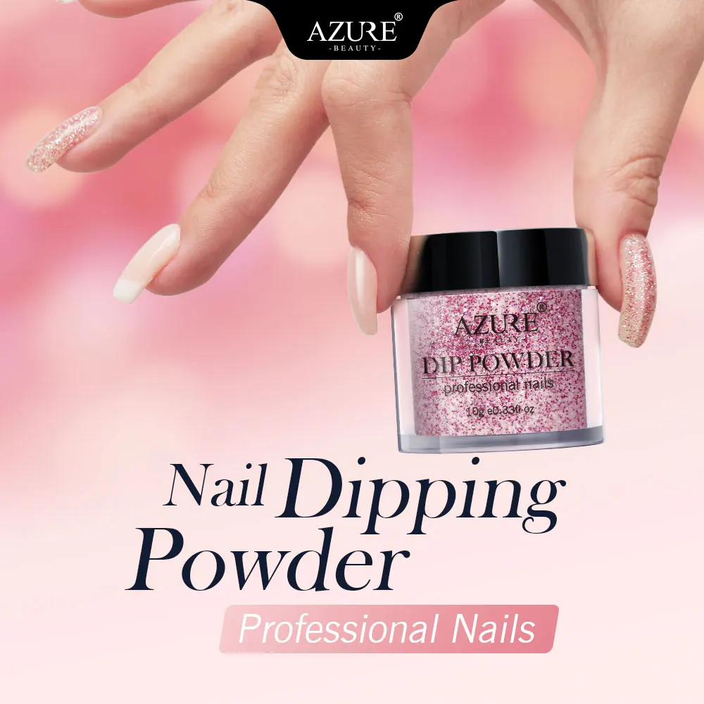 Azure Beauty Nail Dipping Powder With Dip Base Activator Natural Dry