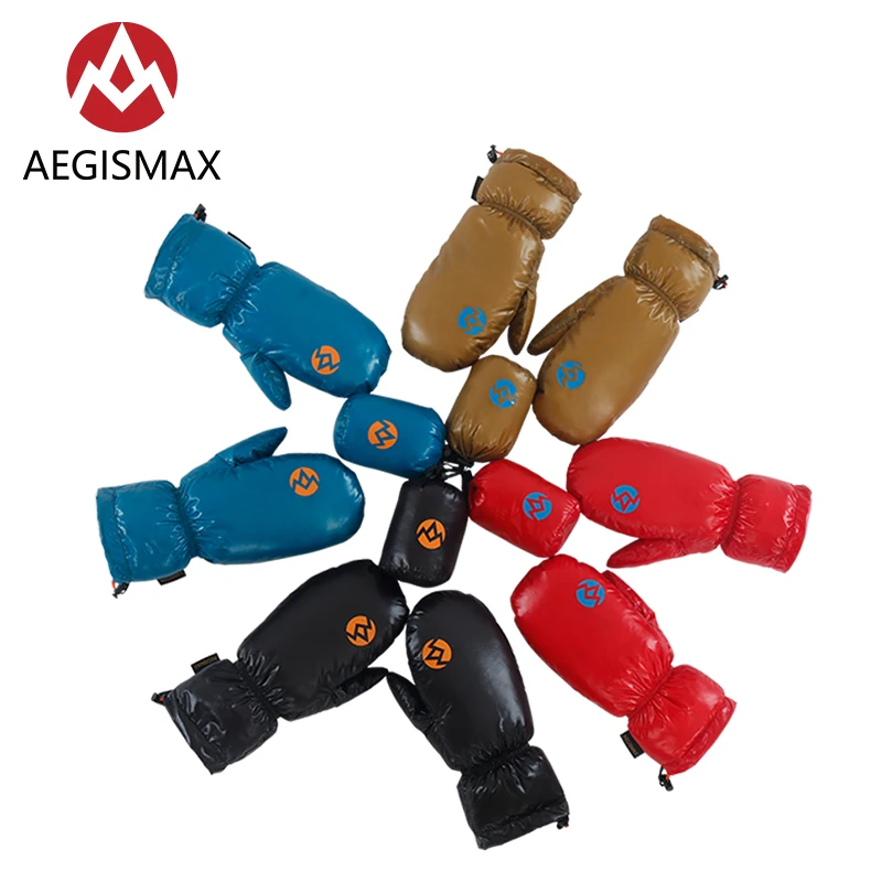 AEGISMAX продукт зимние сохраняющие тепло унисекс Пуховые перчатки Открытый Кемпинг ветрозащитные лыжные велосипедные перчатки