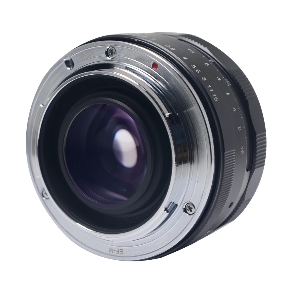 Meike 25 мм F1.8 Большая диафрагма широкоугольный ручной фокус объектив для Panasonic Olympus