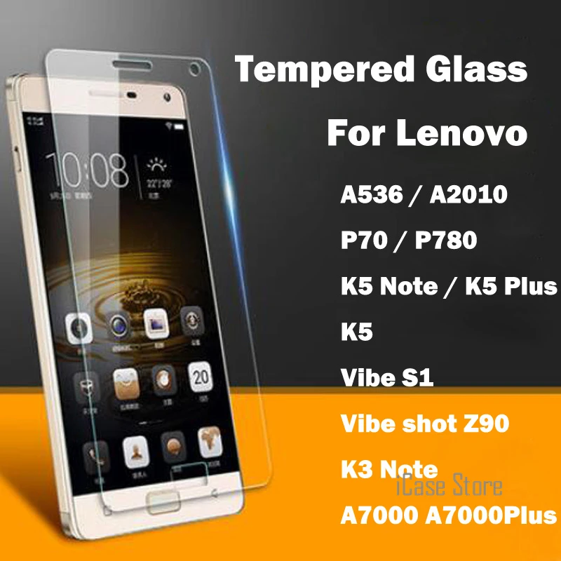 С уровнем твердости 9 H 2.5D закаленное Стекло для Lenovo Vibe Shot Z90 S1 K3 Примечание A536 A328
