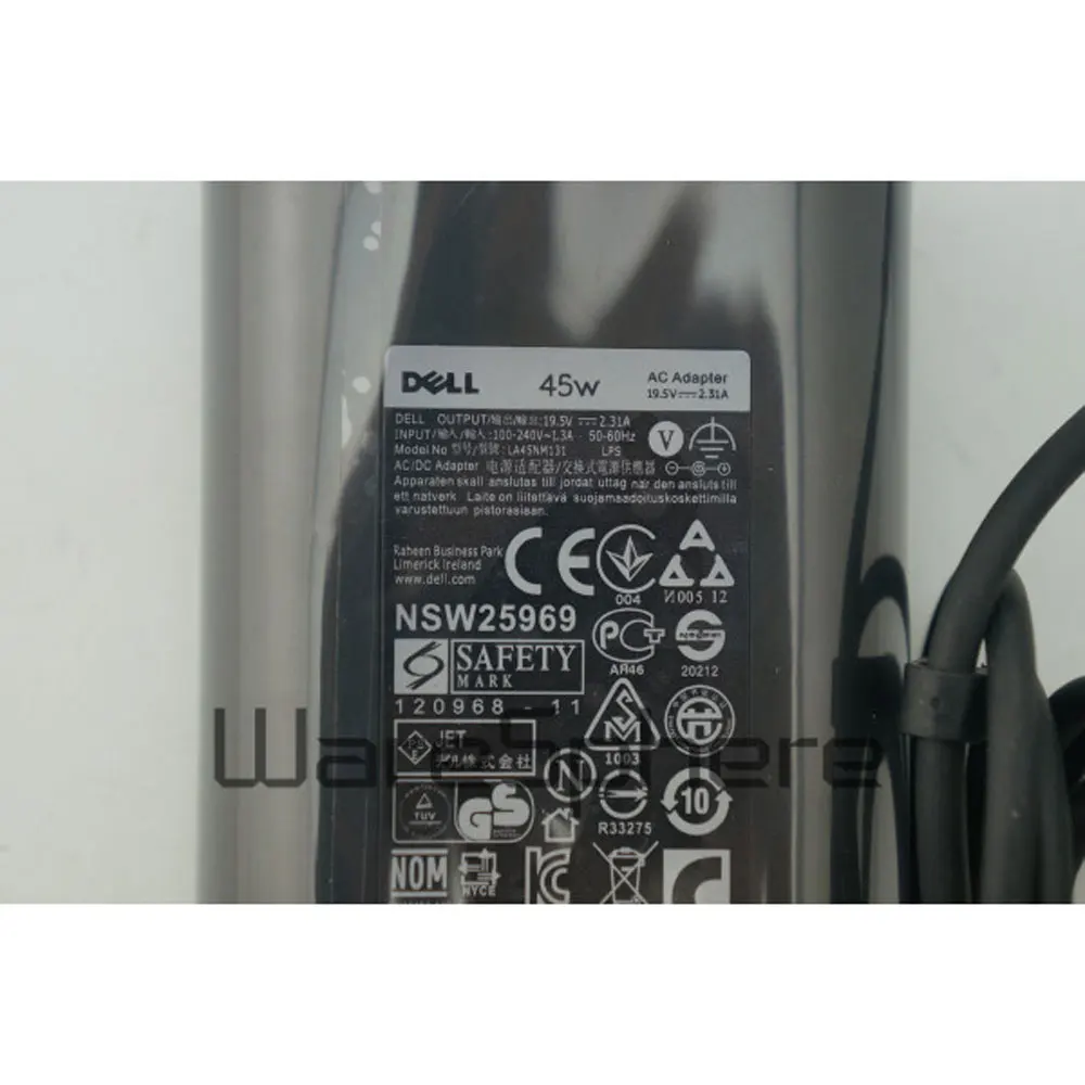 Original 45W AC Power Adapter for Dell XPS 13 9333 12 L221X 11 Inspiron 7437 7348 CDF57 0CDF57 LA45NM131 19.5V 2.31A Original 45W AC Power Adapter for Dell XPS 13 9333 12 L221X 11 Inspiron 7437 7348 CDF57 0CDF57 LA45NM131 19.5V 2.31A