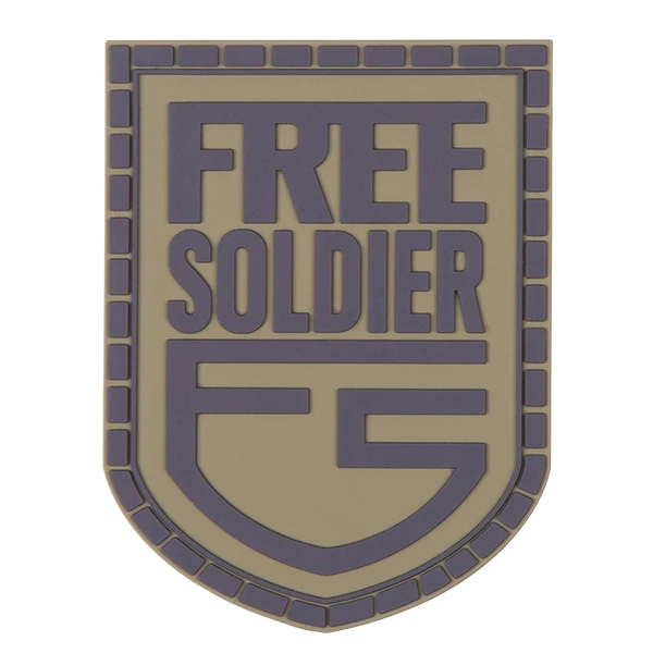 FREE SOLDIER наружный тактический патч военного липучки для мешка для одежды, армейские боевые патчи для военных поклонников - Цвет: Черный