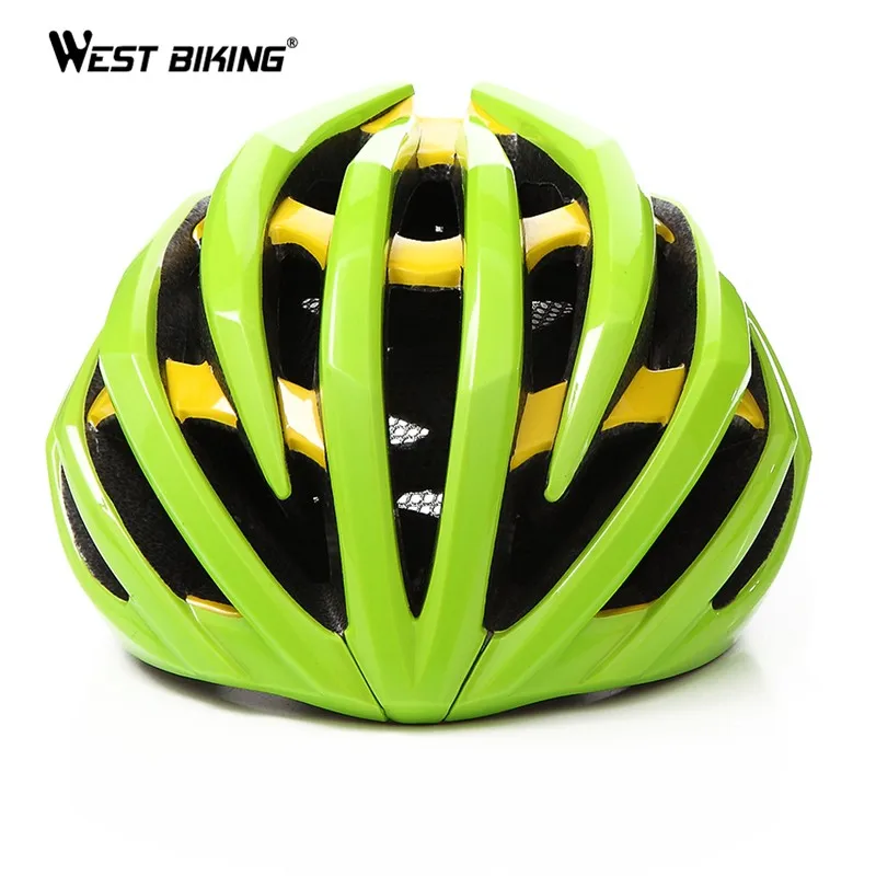 WEST BIKING Велоспорт Для Мужчин's Женский шлем EPS два слоя MTB горы впитывает пот противомоскитные сетки комфорт безопасный велосипедные велосипедный шлем