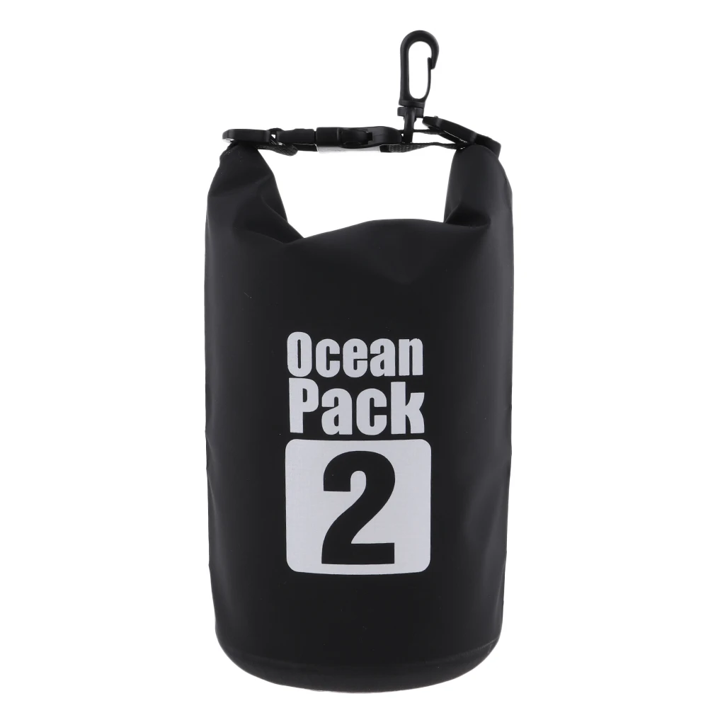 1 Pcs 2L Lightweight Dry Bag Waterproof Sack with Quick Release Buckle for Kayak Canoe Sailing Boating Swimming Beach Watersport