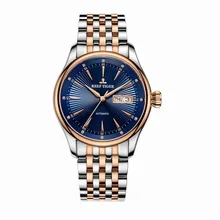 Reef Tiger Classic Serier RGA8231 Men Fashion Business Ultra Thin Waterproof Automatic Mechanical Wrist Watch – Steel