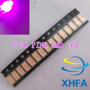 

500pcs SMD Chip 5730 5630 Pink LED Diode Surface Mount SMT Beads LED Light-Emitting Diode Lamp High Brightness 800-1000mcd Light