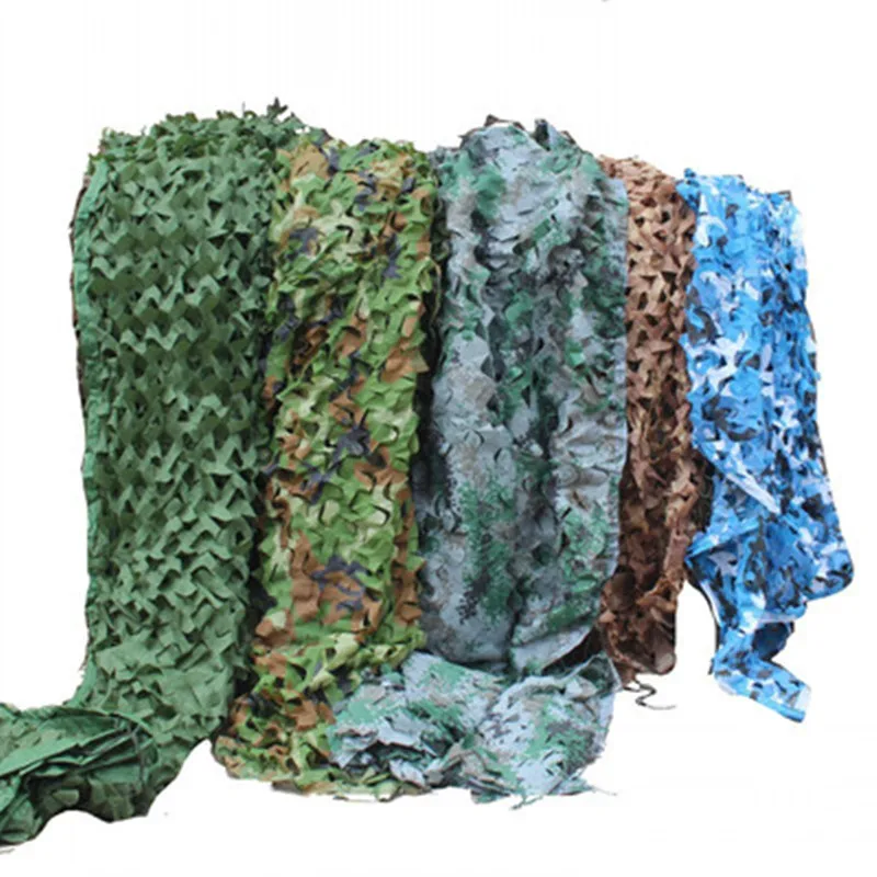 

1.5X4M 2 Layer Military Camouflage Net 210D Oxford Sun Shelter Camo Netting for Hunting Camping Restaurant Party Decoration