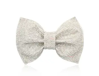 

1 Pair 2 PCS Hand-made Crystal Shoe Decoration Bowtie Ladies High Heel Boots Shoe Accessories Hot Sales Shoe Decoration