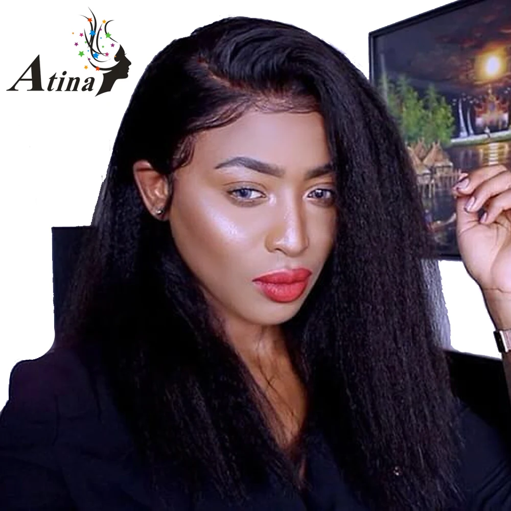 Brazilian Glueless Full Lace Human Hair Wigs For Black Women Remy Human