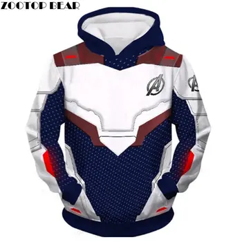 

The 4 3D Print Marvel Hoody Men Hoodie Male Tracksuit Hooded Coat Fashion And Casual Drop Shopping Endgame EU Size ZOOTOP BEAR