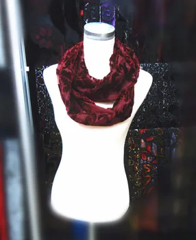 

high quality viscose scarf bird flowers ring shawl women burnout velvet scarf christmas gift for mom and wife hot free shipping
