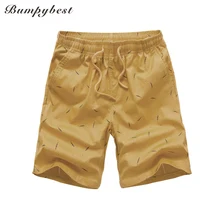Bumpybeast бренд Для мужчин выстрел бордшорты человек Летняя мода печати хлопок Повседневное Пляжные шорты для Для мужчин 1802