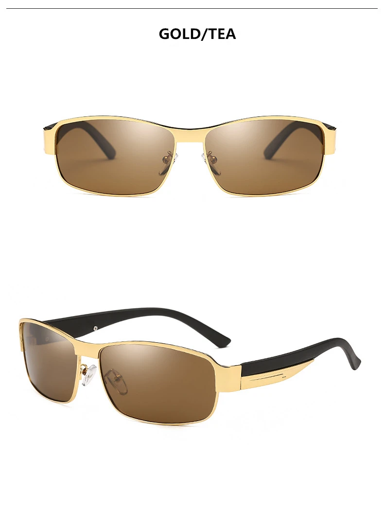Брендовые поляризационные солнцезащитные очки мужские модные Защитные солнцезащитные очки с аксессуарами унисекс для вождения oculos de sol 8485