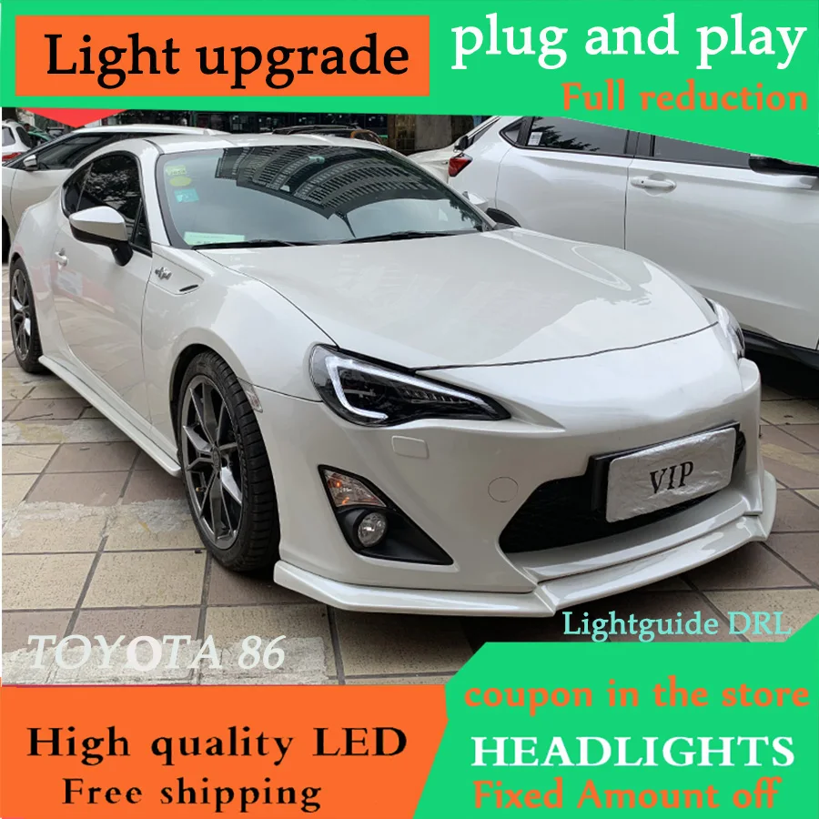 D-YL Автомобиль Стайлинг для Toyota 86 фары 2012- Toyota FT GT 86 FT86 GT86 Subaru BRZ 2012- лампы светодиодные для фар ксеноновые фары