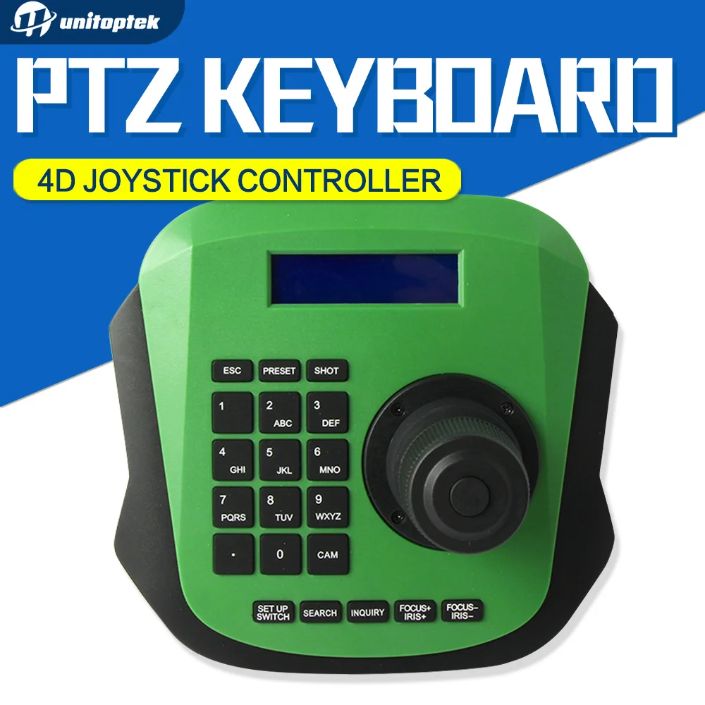  4D Joystick Remote IP PTZ Network Keyboard Controller RJ45 For Security CCTV IP Speed Dome Camera ONVIF 