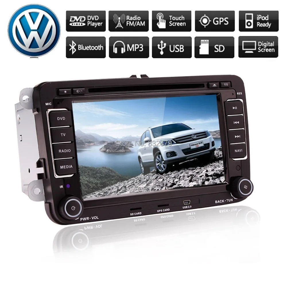 New! 7 &quot2din Автомобильный DVD для VW GOLF 5 Golf 6 ПОЛО PASSAT CC JETTA TIGUAN TOURAN EOS ШАРАН SCIROCCO TRANSPORTER T5