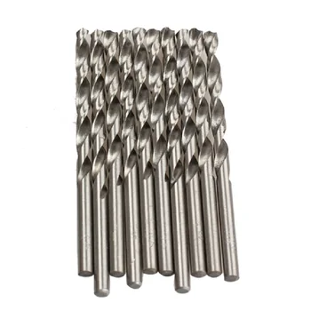 

10pcs/set Mini Twist Drill Bit HSS Drill Bit Set Woodworking Metal Plastic Tools 4mm For Wood Aluminum Plastic