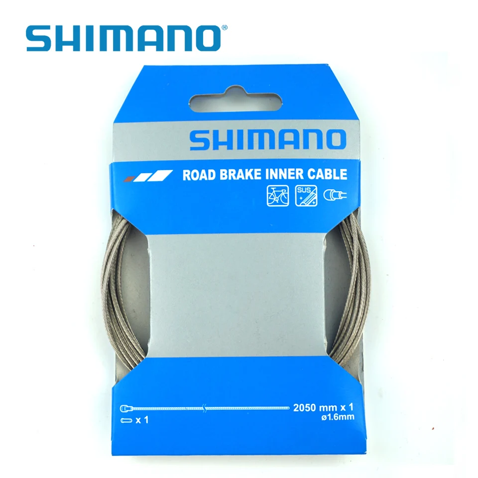 Велосипед Shimano части SIL-TEC PTFE тормоз для дорожного велосипеда внутренний кабель 1,6x2050 мм аксессуары для дорожного велосипеда