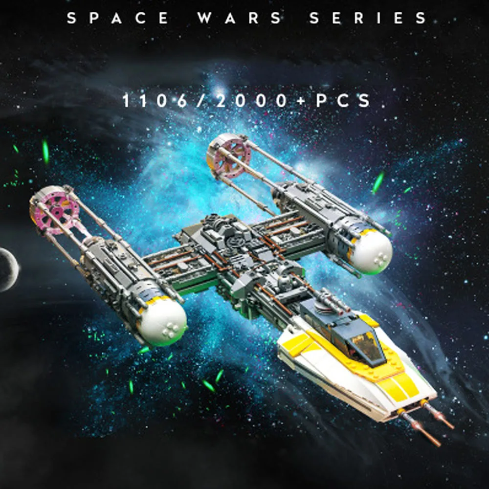 

2019 Marvel Star Wars War Y-wing Fighter STARWARS Sets Classic Model Kids Toys Compatible Legoing STARWARS Building Blocks 75181