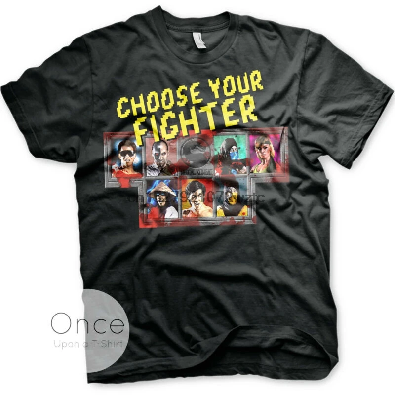 

UNISEX Licensed MORTAL KOMBAT Choose your Fighter T-Shirt