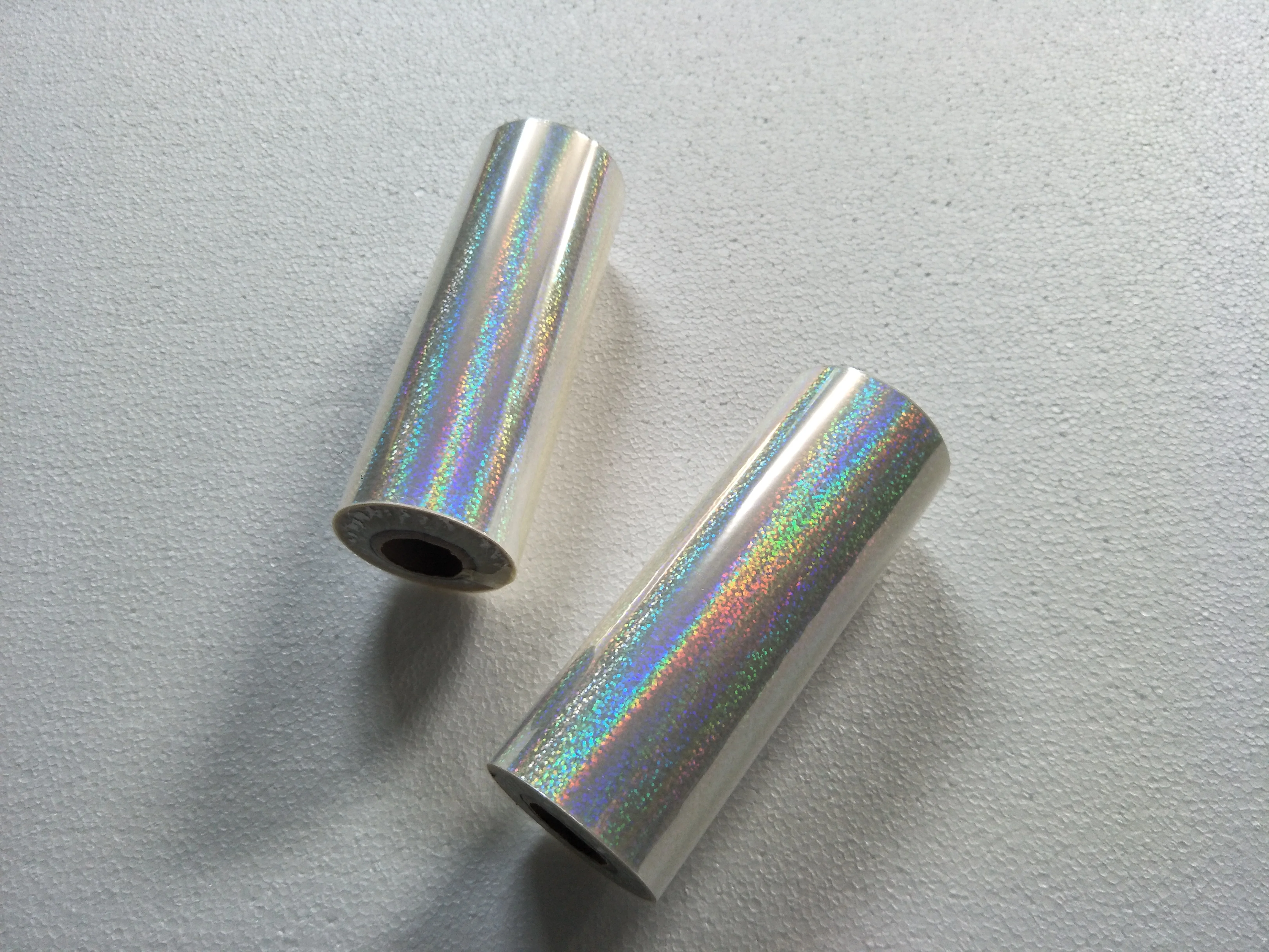 Holographic foil transparent Crystal point pattern stamping foil hot press on paper or plastic transfer film