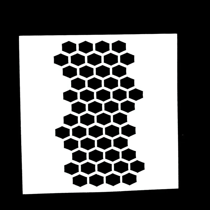 

1PC Honeycomb Shaped Reusable Stencil Airbrush Painting Art DIY Home Decor Scrap booking Album Crafts Free Shipping