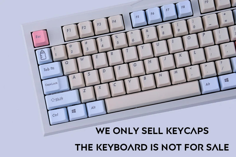 87/108 ключ синий ребенок тема порошок синий Keycap OEM клавишные колпачки pbt положительный egraving сторона для FILCO механическая клавиатура