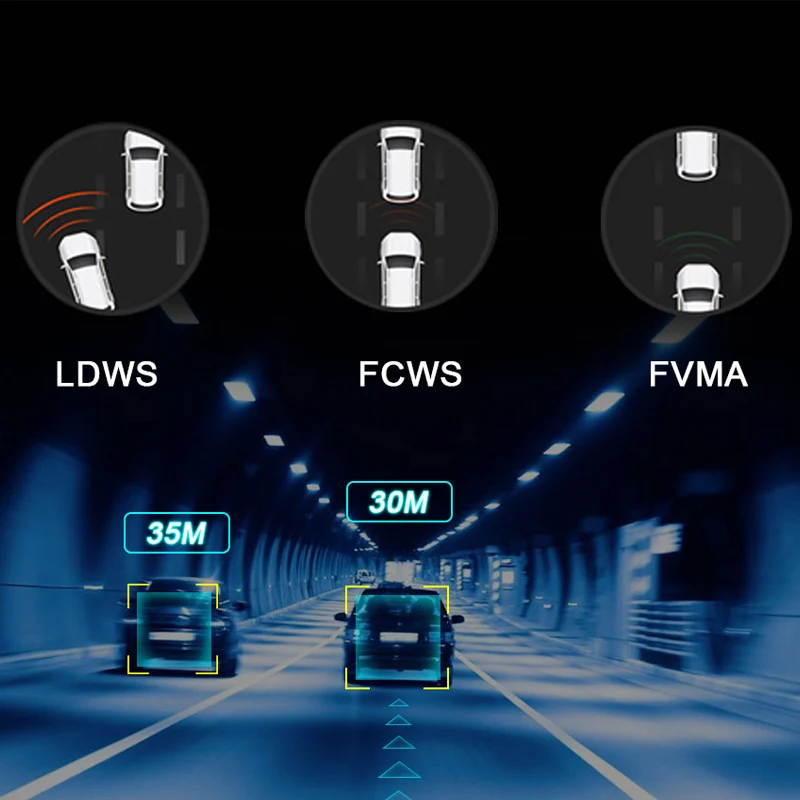 8 'ƊG 1080P ADAS Android автомобильный видеорегистратор радио зеркало монитор рекордер