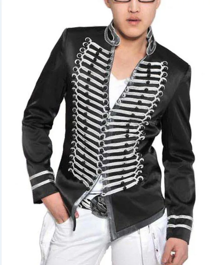 Европа и США Han звезда костюм сценический ночной бар мужская одежда костюм do242 - Цвет: 1