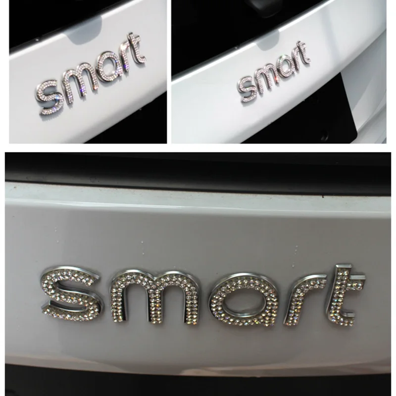 

For Mercedes smart 453 fortwo forfour car styling car sticker Bling shiny auto tail body paste decal film decoration accessory