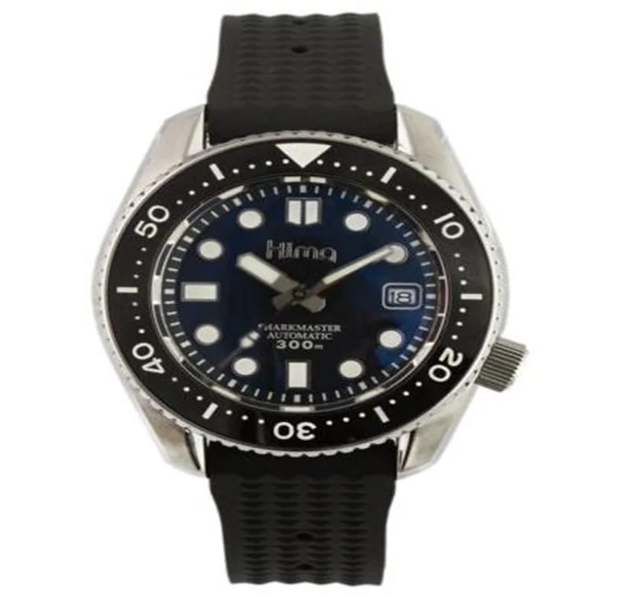 

Sharkey SBDX001 NH35 Tuna Diver Automatic Wristwatch Waffle Band Man's Watch