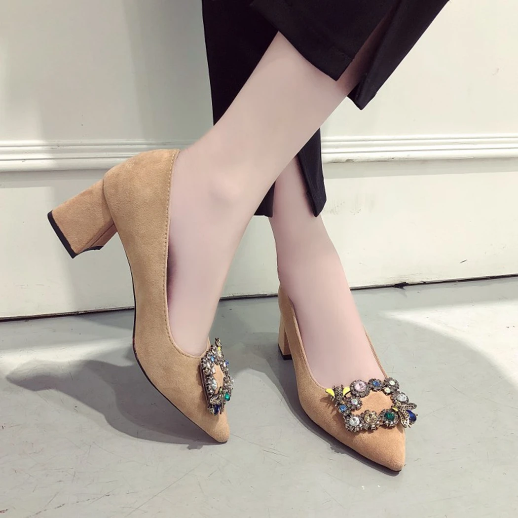 square heel heels