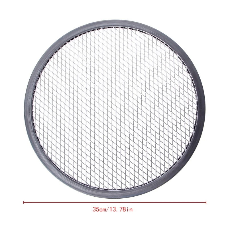

Aluminum Mesh Grill Pizza Screen Round Baking Tray Net Kitchen Tools Ovens Kit Y1QB