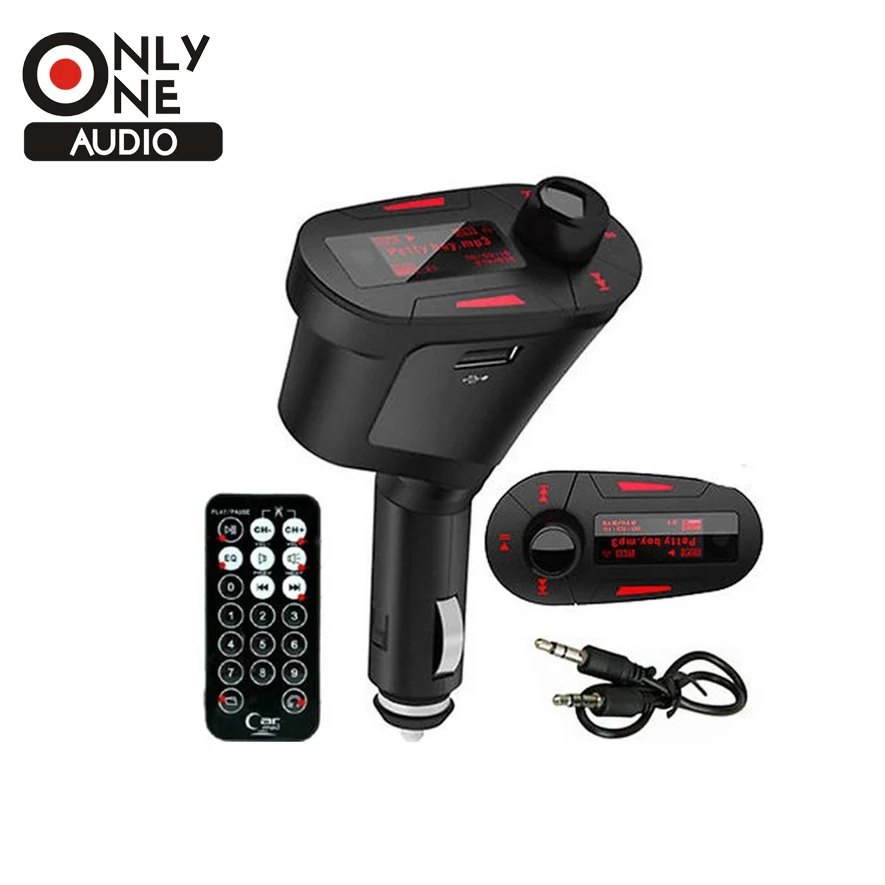 Wireless Car Kit FM Transmitter Modulator USB SD MMC LCD Display Simple