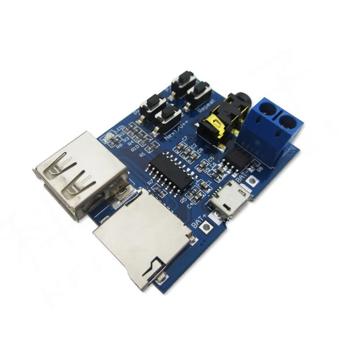 

1pcs/lot TF card U disk MP3 Format decoder board module amplifier decoding audio Player NEW