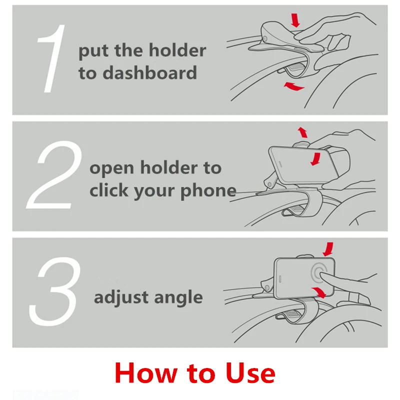 New-4-6-5inch-Dashboard-Car-Holder-Easy-Clip-Car-Table-Holder-Universal-for-iphone-X (4)