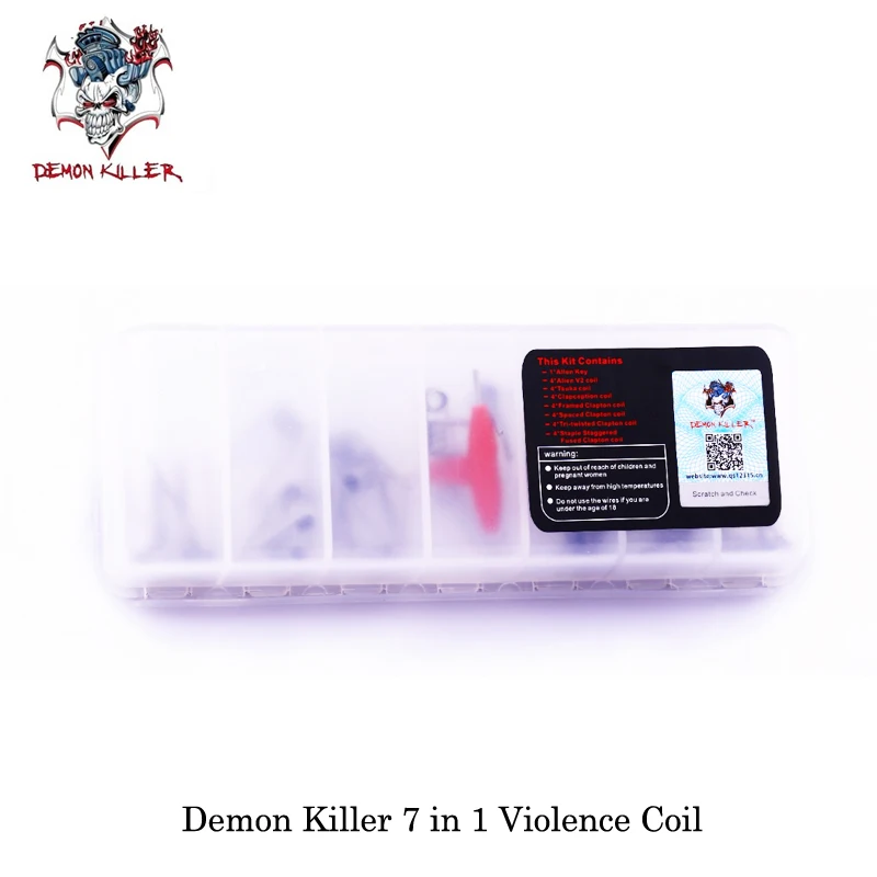 (28pcs/lot) elektronik sigara Vape Demon Killer 7 in 1 Violence Coil For RTA RDA RDTA Tank Atomier vaporizer Base rebuild (28pcs/lot) elektronik sigara Vape Demon Killer 7 in 1 Violence Coil For RTA RDA RDTA Tank Atomier vaporizer Base rebuild