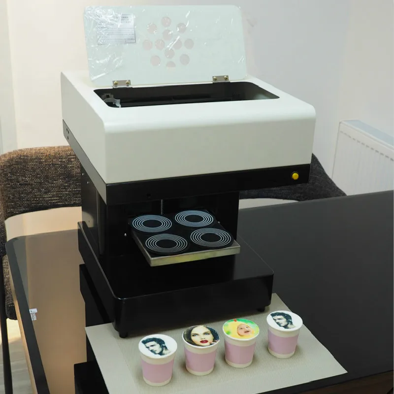 

2018 Direct sales of factories 4 cups Selfies Coffee Printer Milk tea Yogurt Cake Printing Machine