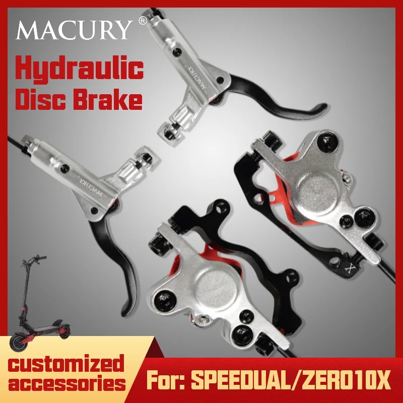 

Macury Speedual hydraulic disc brake set clamp brakes customized update spare parts Zero10x zero 10 10x electric scooter pro ddm