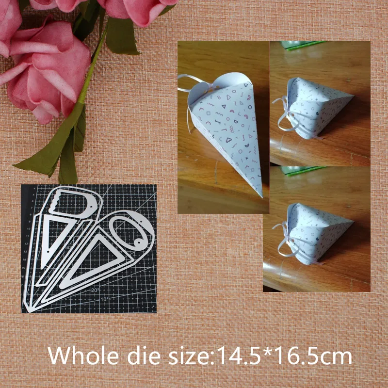 

Box Metal Cutting Dies Stencils for DIY Scrapbook Photo Album Paper Card Decorative Craft Embossing 14.5*16.5cm