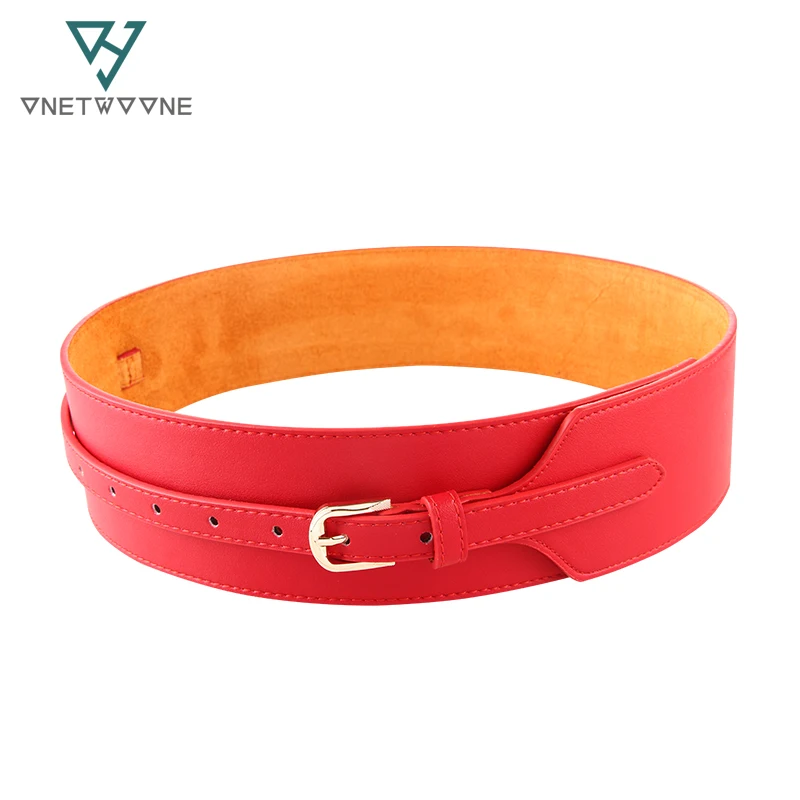 

New Fashion Women's Cummerbunds Super Wide Belt Waist Band For Ladies Woman Girls Genuine Leather Cowskin Cummerbund 90cm