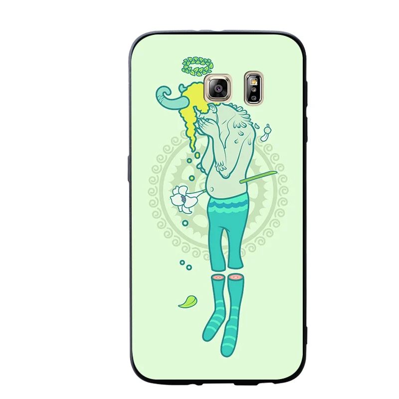 Граффити личность чехлы крышка для samsung Galaxy S10 e S9 S8 S7 S6 край плюс мягкий