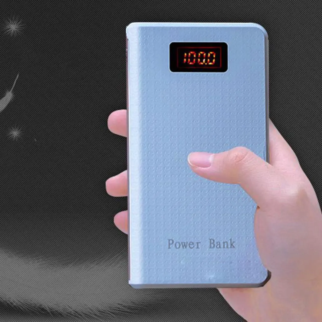 

For Xiaomi MI iphone XS Max 7 8 20000mah Power Bank External Battery PoverBank 2 USB LCD Powerbank Portable Mobile phone Charger