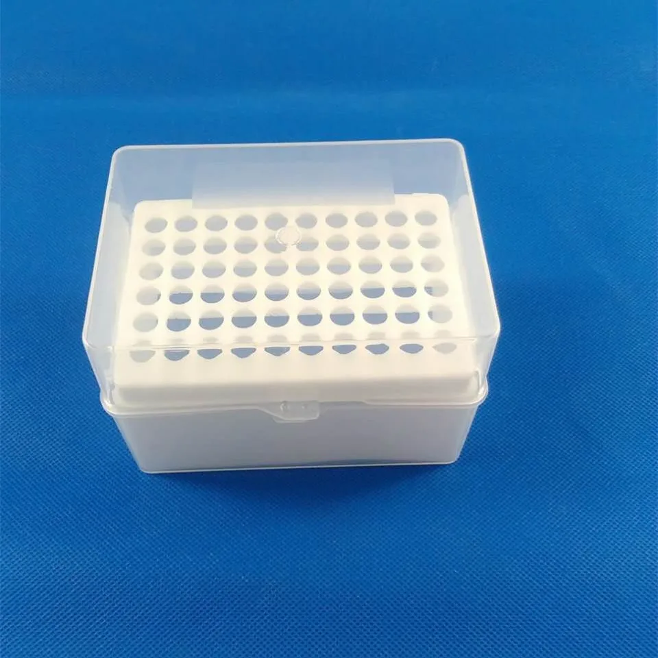 Пластиковая пипетка коробка 60 вентиляционные отверстия для 1000ul синие наконечники для пипеток 1 мл пипетки Набор накладных ногтей